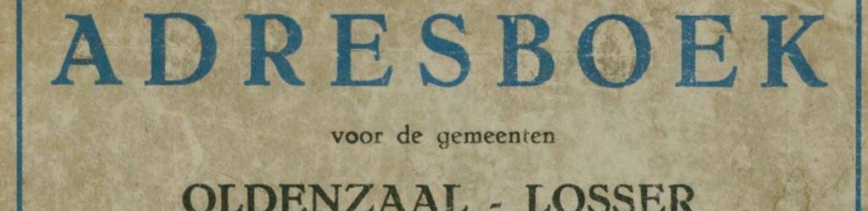 Adresboek 1952